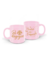 Caneca Porcelana Rosa Pedagogia 360ml - Diceart