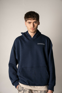 Hoodie "Enemigo - Owner's Club" - Steel Blue