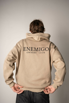 Hoodie "Enemigo - Owner's Club" - Toasted Beige en internet