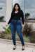 Calça Cigarrete Plus Size Modeladora 360°