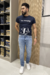 Calça Jeans Masculina Modelagem Slim