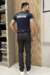 Calça Jeans Masculina Preta Modelagem Slim - comprar online