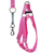 Peitoral Americano Nylon 30mm Com Guia Amortecedor 70cm Rosa 54001 (54001rosa)