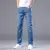 Imagem do CALÇA JEANS RETA MASCULINA, JEANS CASUAL, ALGODÃO DENIM, ALTA ELASTICIDADE, CALÇA DE TRABALHO