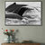 Quadro Decorativo Baleias - 3 Caudas Pretas de Jubarte, Antártica