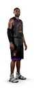 LA LAKERS BLACK 3 DAVIS ADULTOS - CAMISETA BASQUET KAPHO en internet