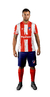 ATLETICO MADRID 5 DE PAUL NIÑOS - CAMISETA FUTBOL KAPHO