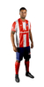 ATLETICO MADRID 5 DE PAUL ADULTOS - CAMISETA FUTBOL KAPHO