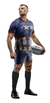 BLUE BULLS CIVIL WAR ADULTOS - CAMISETA RUGBY KAPHO - KAPHO DEPORTES MAYORISTA