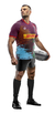 HARLEQUINES SPLASH ADULTOS - CAMISETA RUGBY KAPHO - tienda online