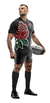 Imagen de INGLATERRA BLACK ROSE ADULTOS - CAMISETA RUGBY KAPHO