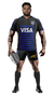 LOS PUMAS BLACK ADULTOS - CAMISETA RUGBY KAPHO - KAPHO DEPORTES MAYORISTA