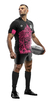 PARIS SF CITY BLACK ADULTOS - CAMISETA RUGBY KAPHO - KAPHO DEPORTES MAYORISTA