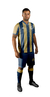 ROSARIO CENTRAL NIÑOS - CAMISETA FUTBOL KAPHO