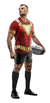 SHAZAM DC COMICS ADULTOS - CAMISETA RUGBY KAPHO - KAPHO DEPORTES MAYORISTA