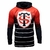 TOULUSE NEGRO ROJO ADULTOS - BUZO CANGURO RUGBY KAPHO