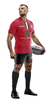 Imagen de TOULUSE CITY RED ADULTOS - CAMISETA RUGBY KAPHO