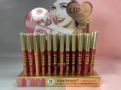 Delineador lip color kiss beauty