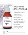 Crema natural de lavanda 100g c/v