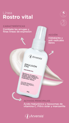 Emulsion rostro vital fps 60cc