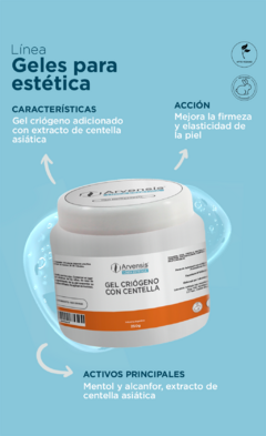 Gel criogeno con centella asiatica 250cc