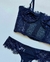 Conjunto Lingerie Renda Atenas Azul Marinho - comprar online