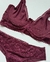 Conjunto Lingerie Renda Lisboa Bordo - comprar online