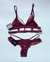 Conjunto Lingerie Renda Cairo Bordô