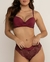 Conjunto Lingerie Renda Veneza Bordo