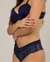 Conjunto Lingerie Renda Veneza Azul Marinho na internet