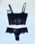 Conjunto Lingerie Renda Atenas Preto