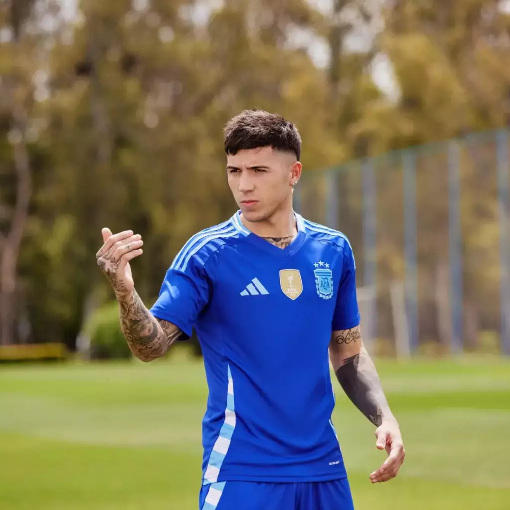 Camisa Seleção Argentina II 2024 Torcedor Adidas Masculina - Azul