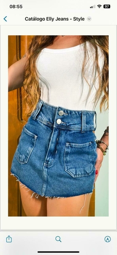 short saia Jeans