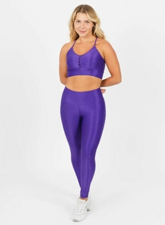 Conjunto compressão roxo - comprar online