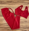 Conjunto empina Vermelho