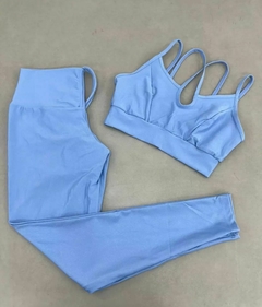 Conjunto Empina azul cinderela