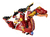 Imagen de Kit Lego Ninjago Dragón Lava Transformable De Heatwave 71793 3+