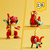 Lego® Creator 3en1 Dragón Rojo Juguete De Construcción 3 En 1, Convertible En Una Figura De Un Pez O En Un Modelo De Un Fénix 31145