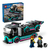 Lego® City Auto De Carreras Y Camión De Transporte, Vehículo Y Camión Con Rampa De Carga Ajustable, Minifiguras De Un Piloto Y Un Chofer De Camión, Para Niños Y Niñas De 6 Años En Adelante 60406