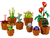 Lego® Icons Plantas Pequeñas Set De Construcción Ornamental Para Adultos, Modelos De Adorno De Especies Carnívoras, Tropicales Y Áridas, Colección Botanical 10329