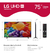 Smart Tv LG 75 Pulagas 75ut7000pualed 4k Webos Hdr en internet