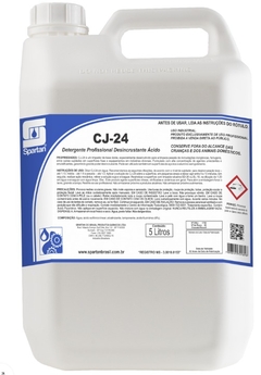 CJ-24 5 LITROS - DETERGENTE PROFISSIONAL DESINCRUSTANTE ACIDO