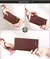 2020 Fashion Long Wallet Mens Business Slim Wallets PU Leather Male Purse Big Capacity Zipper Money Bag Dollar Purse Card Holder