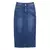 Autumn Women clothing elasticity midi Jeans Skirts Blue Girls High Waist calf-length Casual Denim Pencil skirt Female faldas en internet