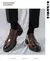 British Style Leather Shoes Men Formal Leather Brown Business Shoes Male Fashion Mens Dress Shoes Men Loafers - tienda en línea