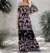 2024 Summer Women Print Boho Dress Fashion Sexy Slash Neck Maxi Dresses For Femme Casual Elegant Party Vestidos Robe New Female - MenPer Store