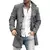 Long Overcoat Popular Warm Pockets Trench Coat Temperament Men Jacket - comprar en línea