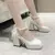 Shoes for Women High Heels Mary Jane Shoes Pumps New Ladies White Women Heels Platform Shoes Women's Heels Zapatos De Mujer - MenPer Store