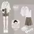 Women's Tracksuit Suit Summer New Casual Sunscreen Shirt Top Vest Shorts Three P en internet