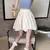 White Women's Cake Skirt High Waist Thin European Retro Style Pengpeng A-line Skirts Sweet Lovely Spring Summer Wholesale F97